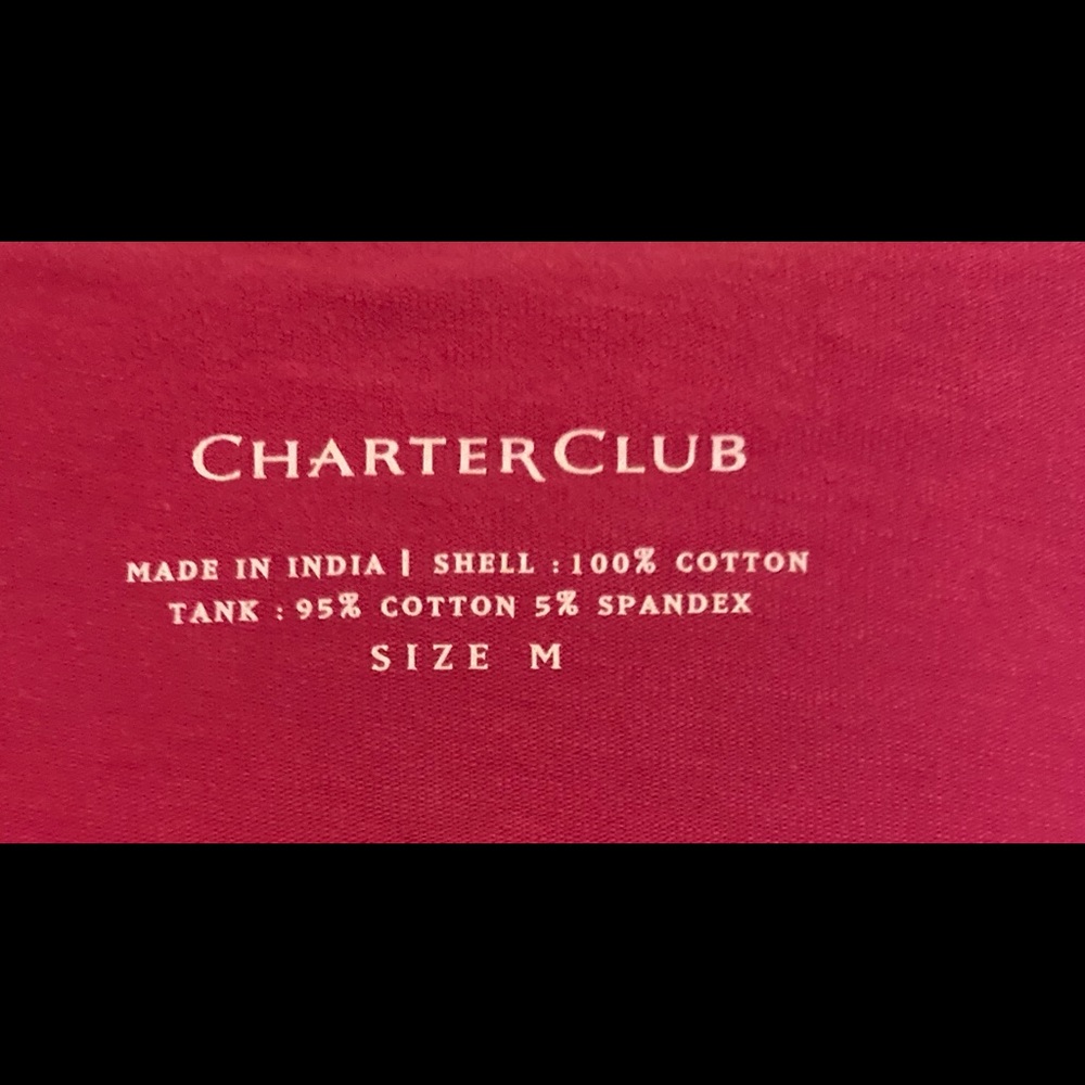 NWOT Charter Club tank. - Picture 2 of 7